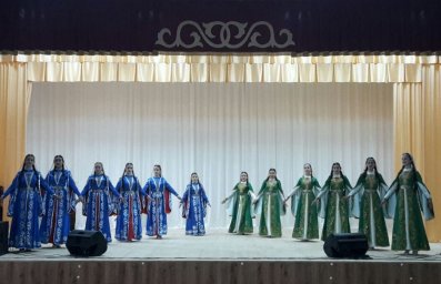 Ансамбль "Онгушт" готовится к фестивалю - конкурсу "Огни Кавказа"