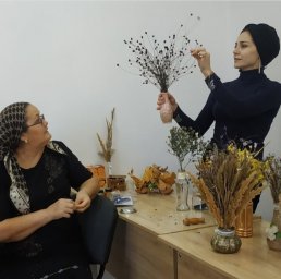 В ДК с.п. Зязиков- Юрт идет подготовка к открытию студии флористики
