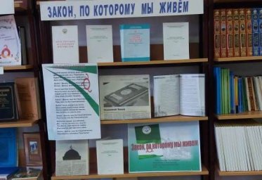В ДК с.п. Новый Редант  открылась книжная выставка "Закон, по которому мы живем"