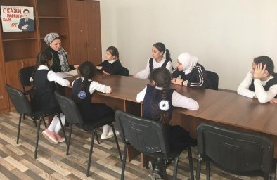 В Назрановском РДК  проведена беседа «Скажи наркотикам нет».