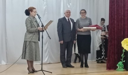 На чествовании женщин с.п. Троицкое
