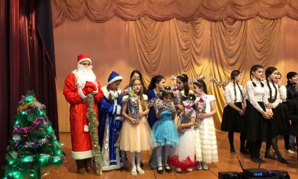 Новогодний праздник в с.п. Троицкое