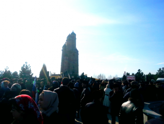 Коллектив РДНТ принял участие в митинге