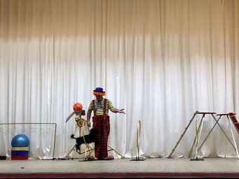 Цирковое представление в ДК с.п. Сагопши