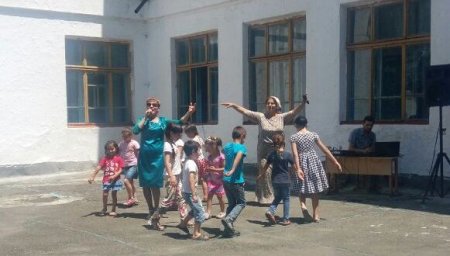 В летнем лагере «Юный патриот», побывали солисты КДЦ