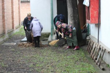 Субботник в ДК г Карабулак
