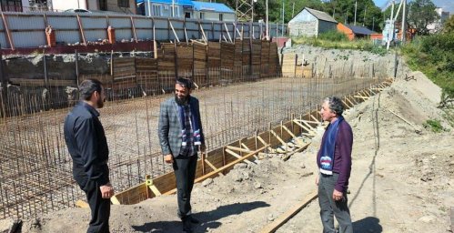 В горном Джейрахе строится новое здание Дома культуры