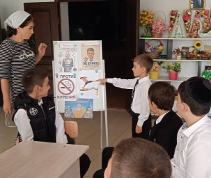​О вреде курения напомнили юным односельчанам культработники Нового Реданта