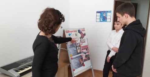 Беседу «Наркомания - знак беды» провели в Доме культуры сельского поселения Новый Редант